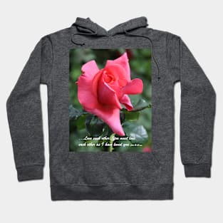 Love Each Other Simple Beauty Hoodie